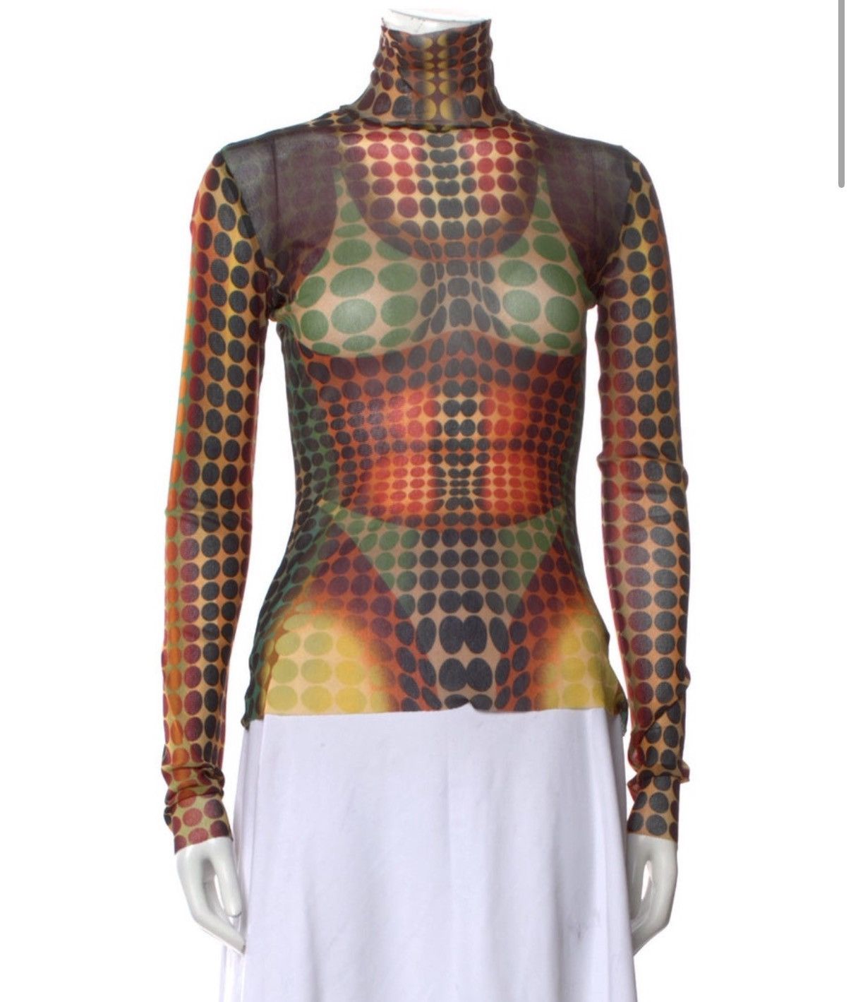 Jean Paul Gaultier Jean Paul Gaultier Polka Dot Top Size M / US 6-8 / IT 42-44 - 6 Thumbnail