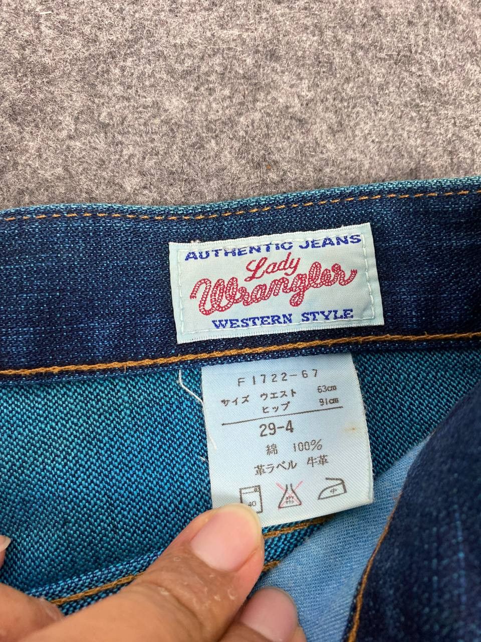 Wrangler vintage wrangler blue bell indigo denim nice design Size 28" / US 6 / IT 42 - 10 Thumbnail