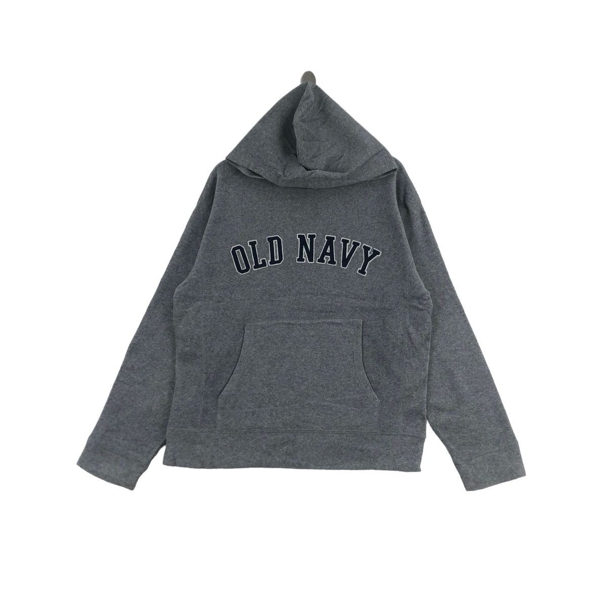 Vtg OLD NAVY OUTDOOR Center Logo Fleece Hoodie Pullover