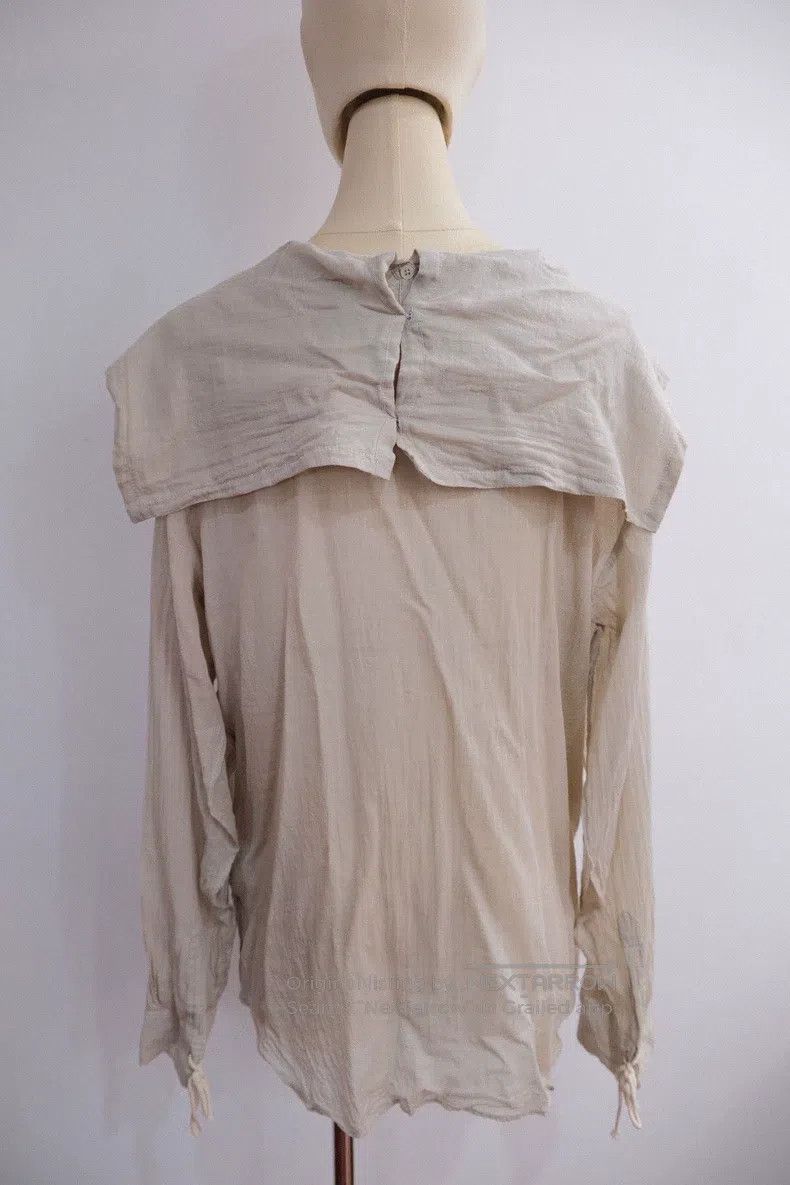 Ann Demeulemeester Ann Demeulemeester Sailor Style Shirt Size M / US 6-8 / IT 42-44 - 2 Thumbnail