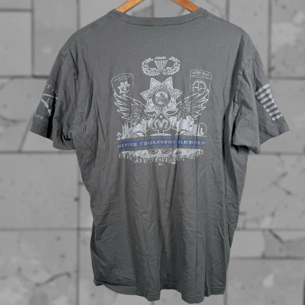 Vintage Grunt Style Gray 100% Cotton Graphic Tee Mens Size XL Size US XL / EU 56 / 4 - 1 Thumbnail