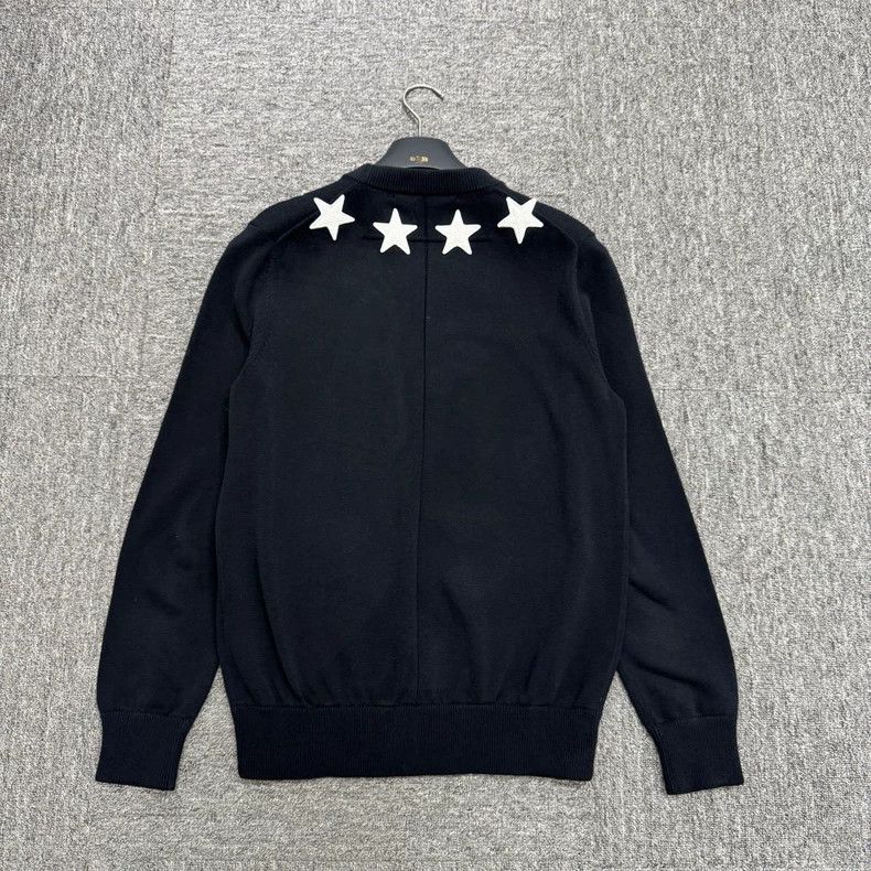 Givenchy Givenchy Star Embroidered Hooded Shirt Size US S / EU 44-46 / 1 - 5 Thumbnail