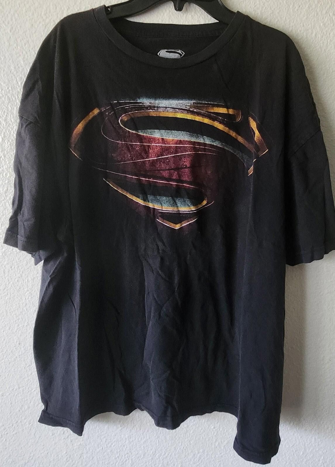 DC Comics DC Comics Superman Black T-Shirt Size XL Size US XL / EU 56 / 4 - 1 Thumbnail