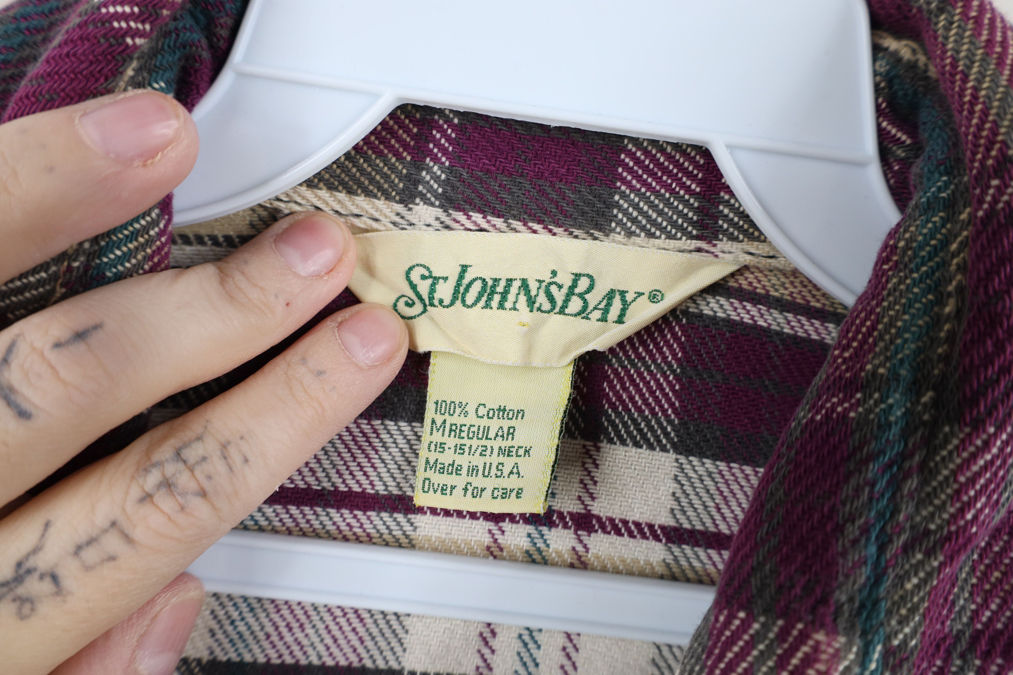 Vintage Vintage 90s Streetwear Heavyweight Flannel Button Shirt USA Size US M / EU 48-50 / 2 - 10 Thumbnail