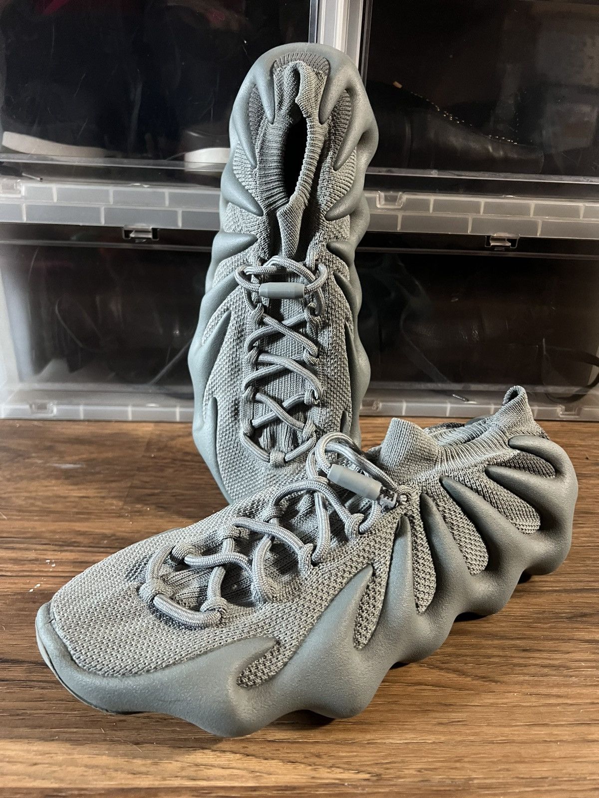 Yeezy Adidas Yeezy Boost 450 ‘Stone Grey’ Size US 12 / EU 45 - 1 Thumbnail