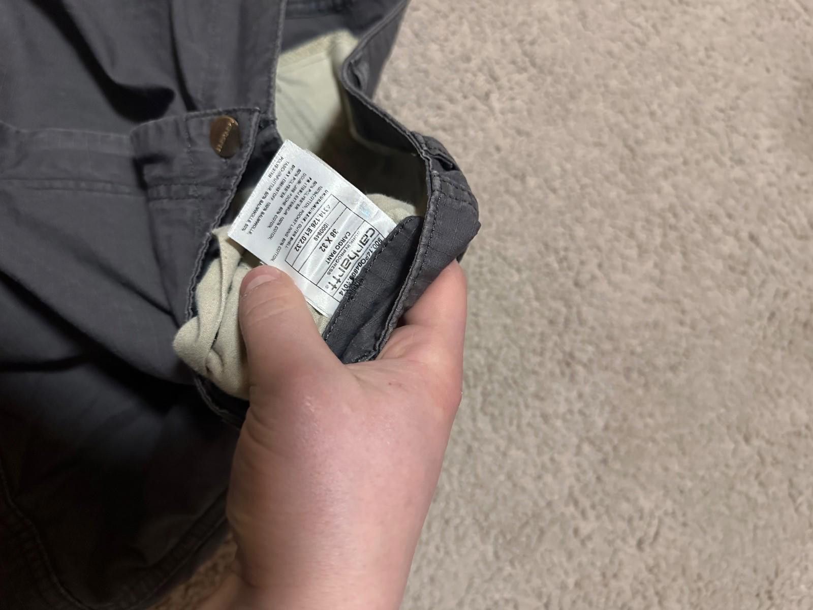 Carhartt Vintage Carhartt Cargo Pant 38x32 Gray Size US 38 / EU 54 - 6 Thumbnail