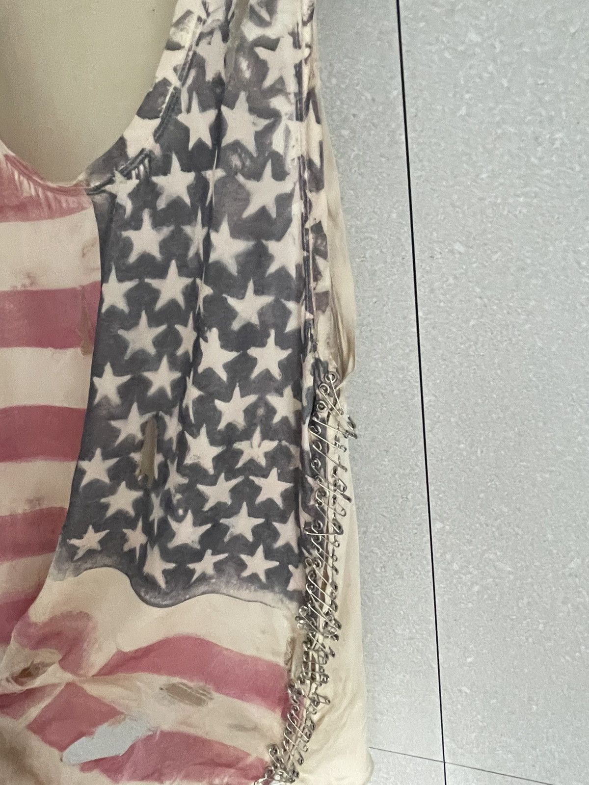 Balmain Balmain ss11 american flag tank top Size US S / EU 44-46 / 1 - 4 Thumbnail