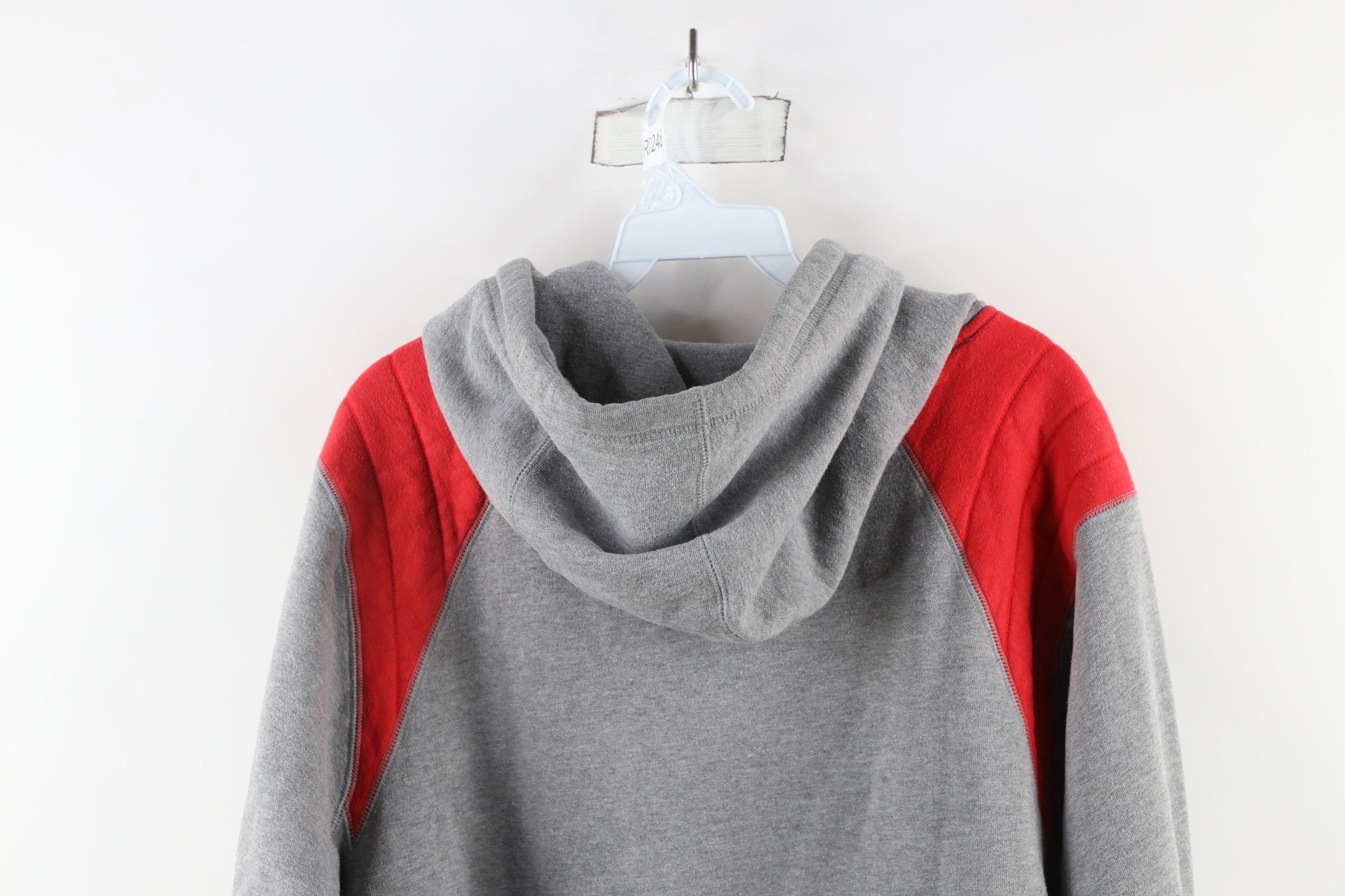 Nike × Vintage Vintage Nike Center Swoosh Ohio State University Hoodie Gray Size US L / EU 52-54 / 3 - 16 Thumbnail
