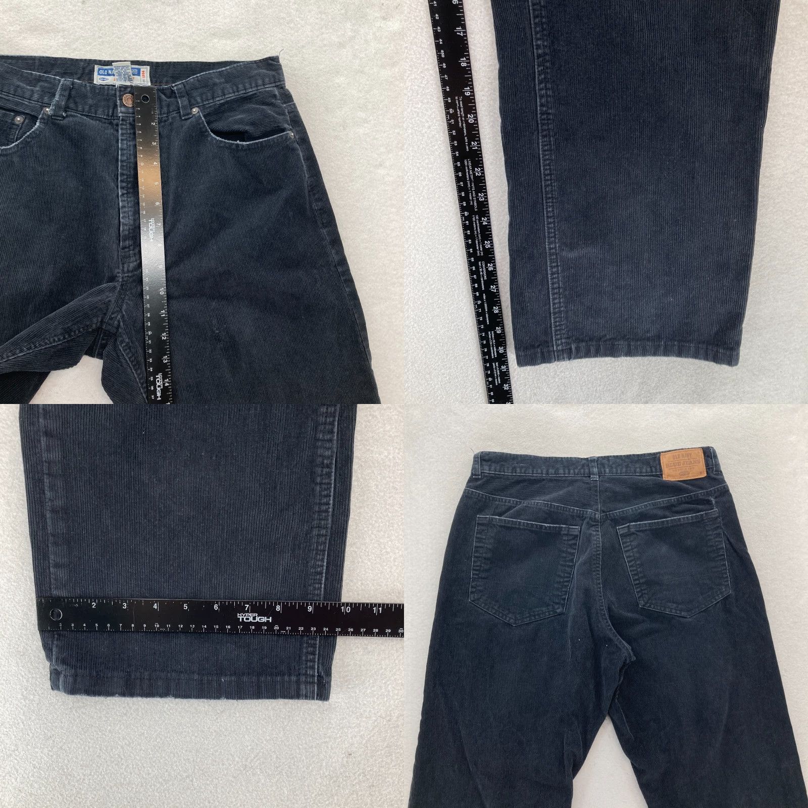 Old Navy Old Navy Corduroy Pant Mens 33x32 Black 5-Pocket Vintage Y2K Read Size US 33 - 8 Thumbnail