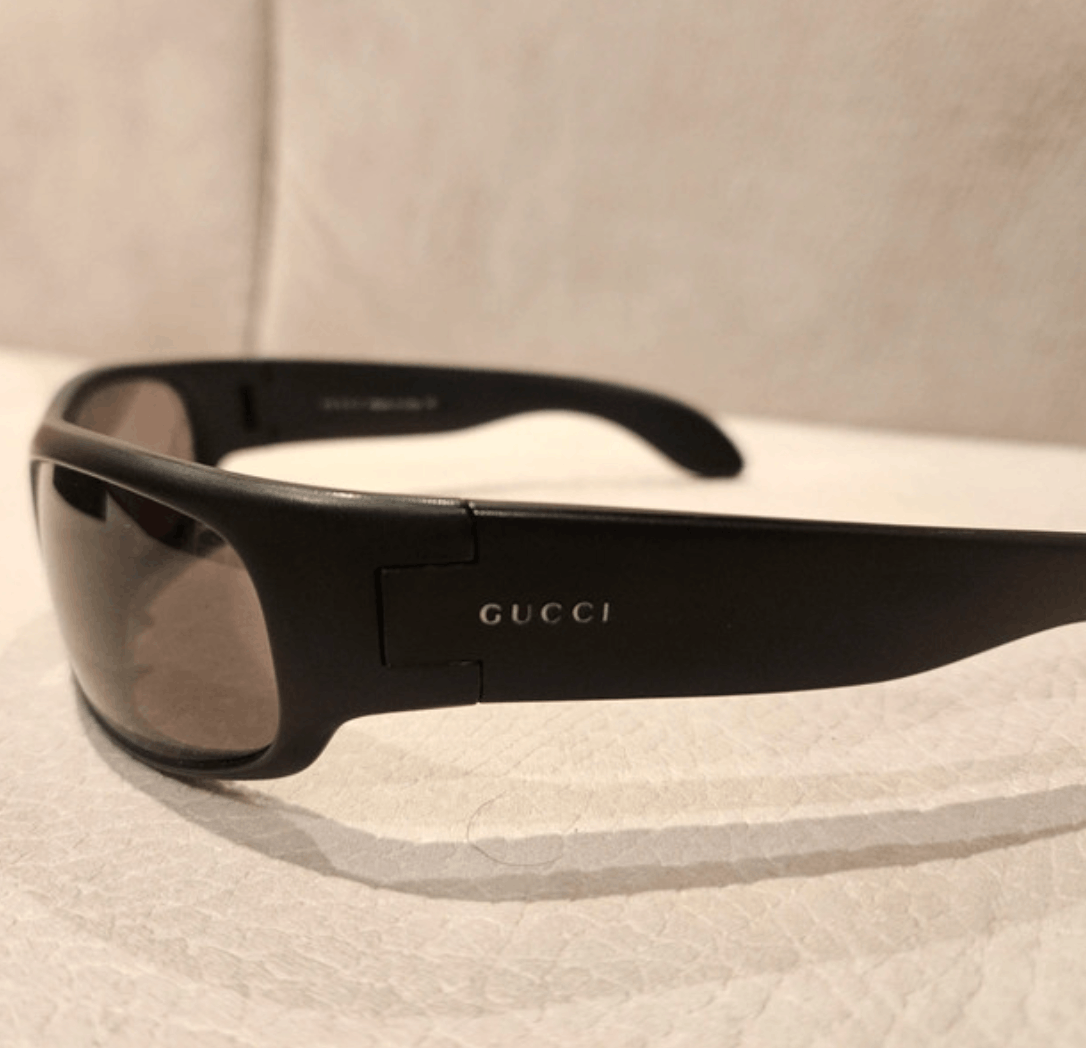 Gucci GUCCI Sunglasses Shield Rimless 90s Wrap 1190 Vintage Size ONE SIZE - 4 Thumbnail