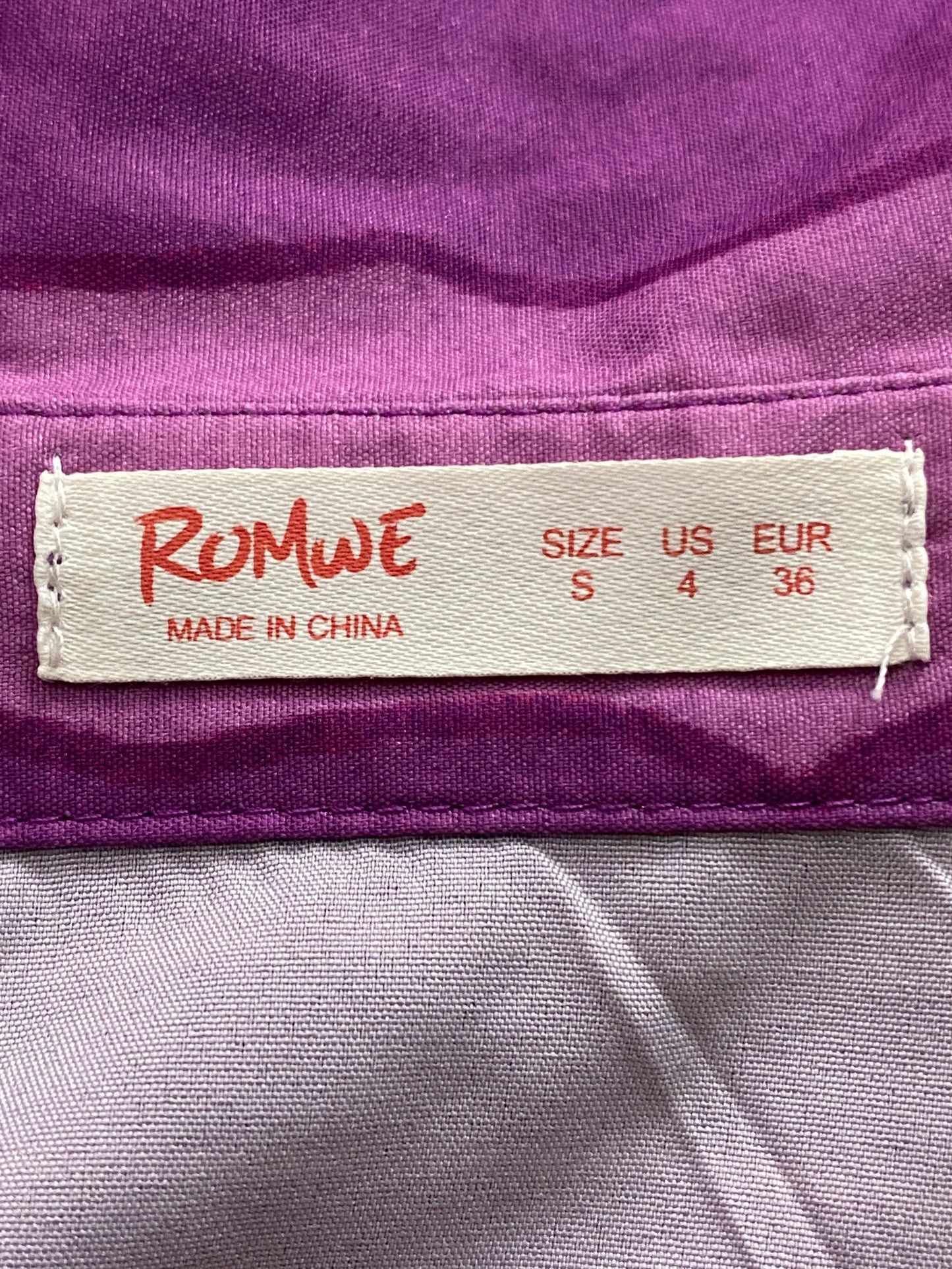 Vintage Romwe Vintage Men's Japanese Street Print Sleeve Shirt Size US S / EU 44-46 / 1 - 5 Thumbnail