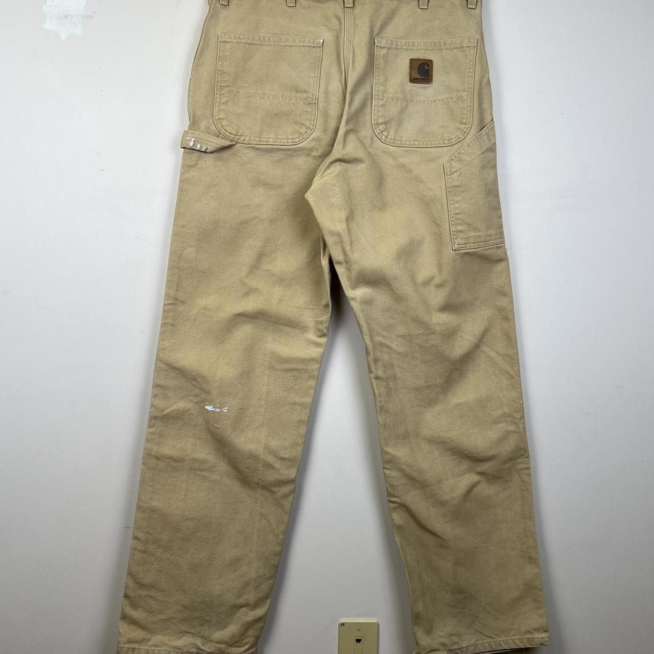 Carhartt Carhartt Men's Beige Work Pants 00s Size US 36 / EU 52 - 1 Thumbnail