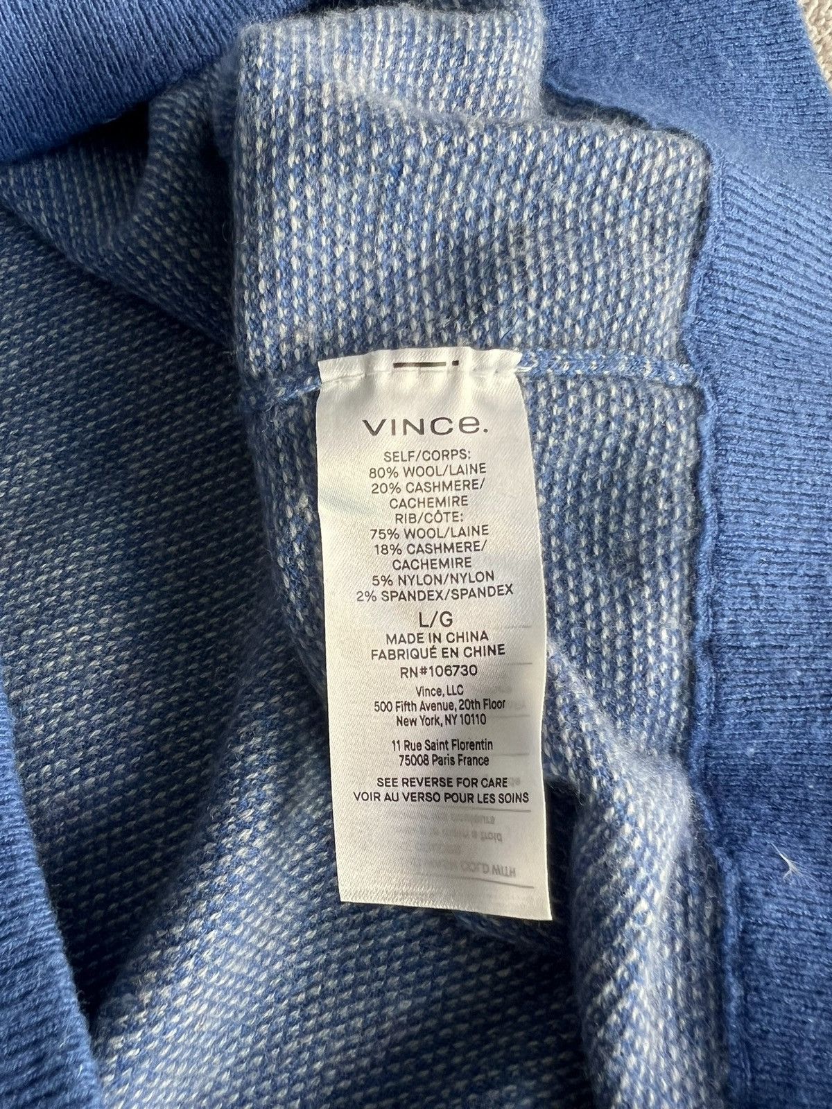 Vince Vince Blue Knit Crewneck Sweater Size L/G Size US L / EU 52-54 / 3 - 4 Thumbnail