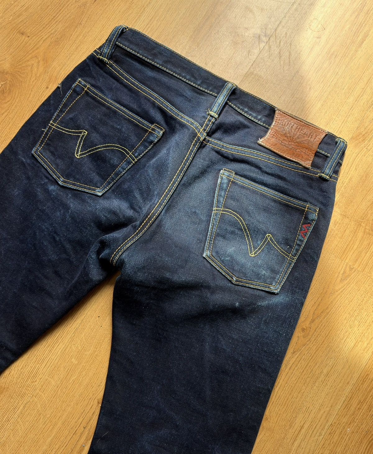 Iron Heart Iron Heart IH 666SII 18oz Double Indigo 32x29 Size US 32 / EU 48 - 3 Thumbnail