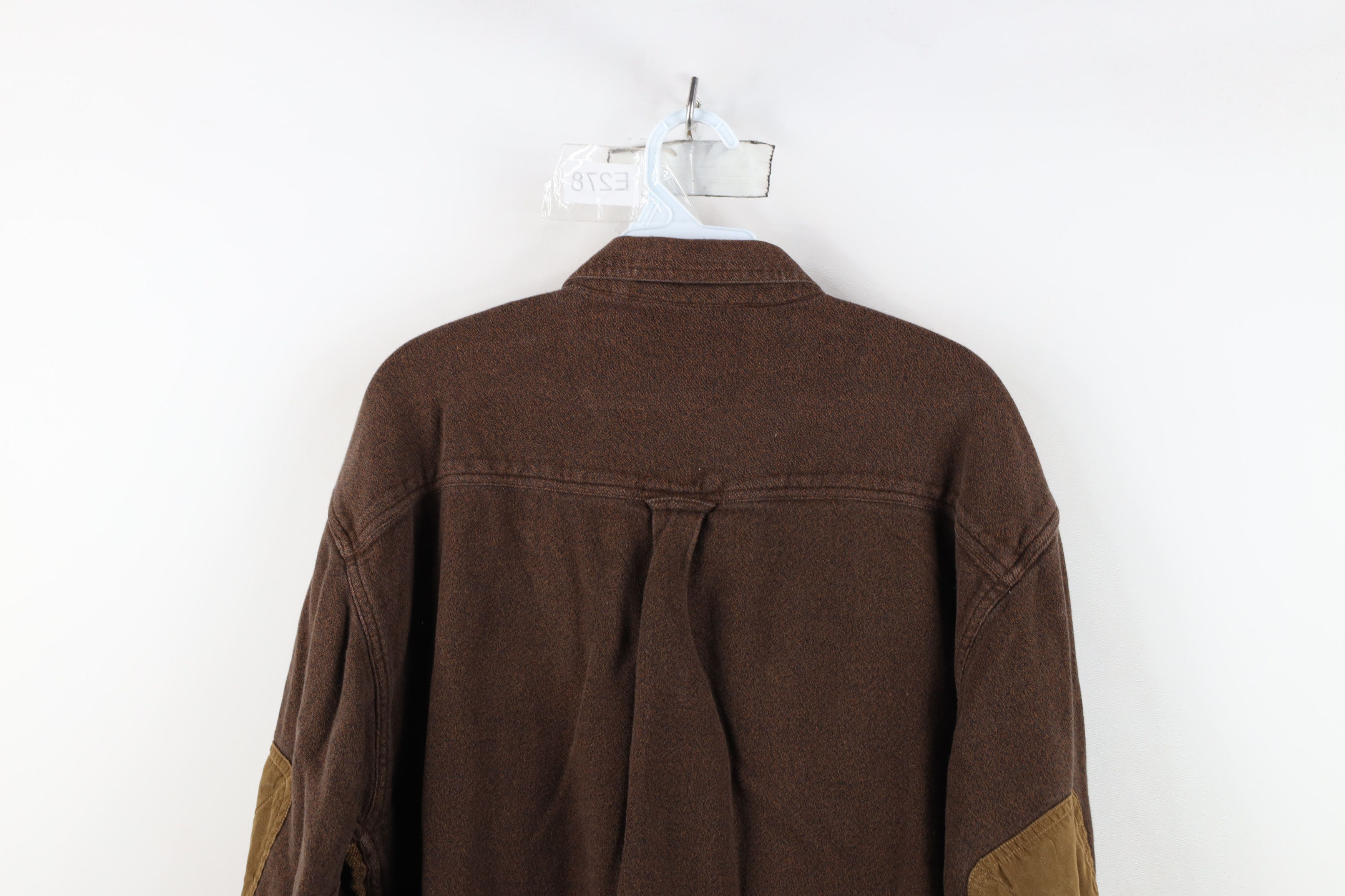 Vintage Vintage 90s Streetwear Checkered Elbow Patch Button Shirt Size US XL / EU 56 / 4 - 13 Thumbnail