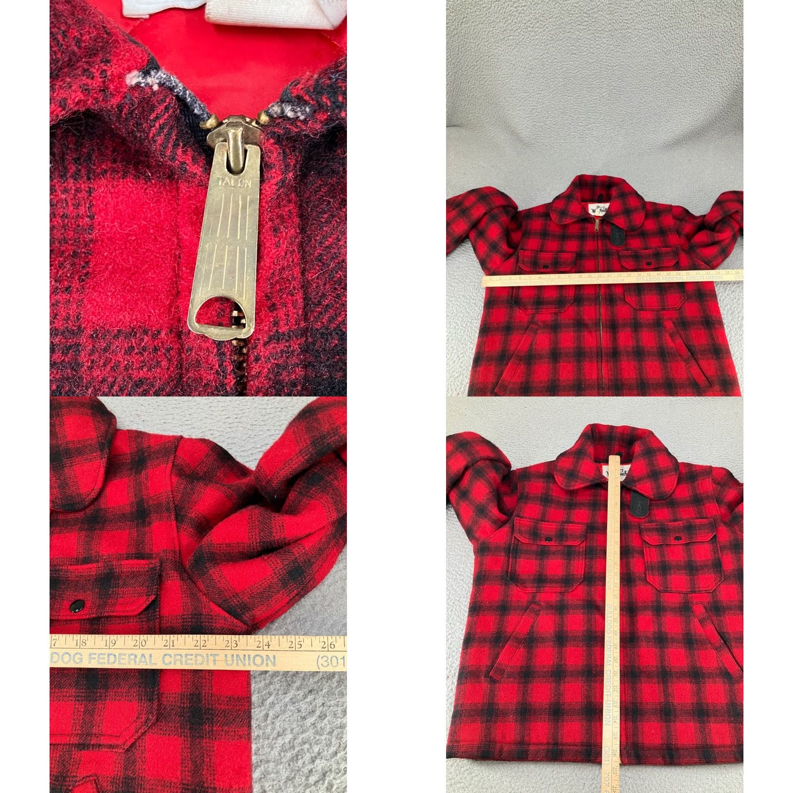 Vintage Vintage Woolrich Jacket Men 40 Red Buffalo Plaid Quilt Lined Hunting Heavyweight Size US XXS / EU 40 - 8 Thumbnail