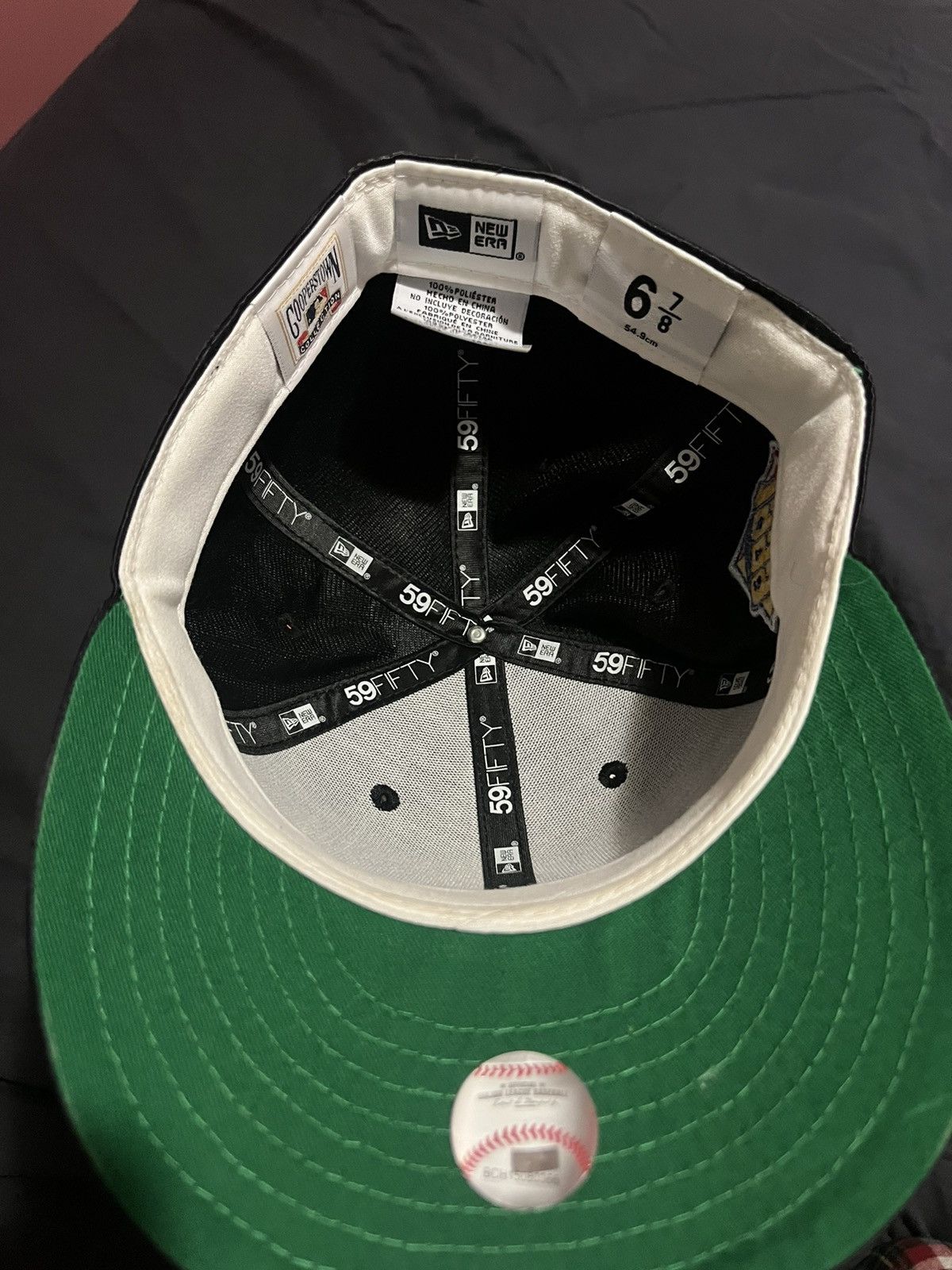 New Era NY YANKEES 1999 WS FITTED. SATIN NAVY BLUE Size ONE SIZE - 4 Thumbnail