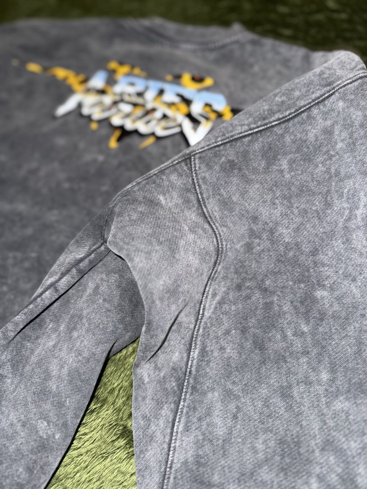 Aries [L] ARIES Stone Wash Chrome Logo Sweatshirt washed Grey Size US L / EU 52-54 / 3 - 10 Thumbnail