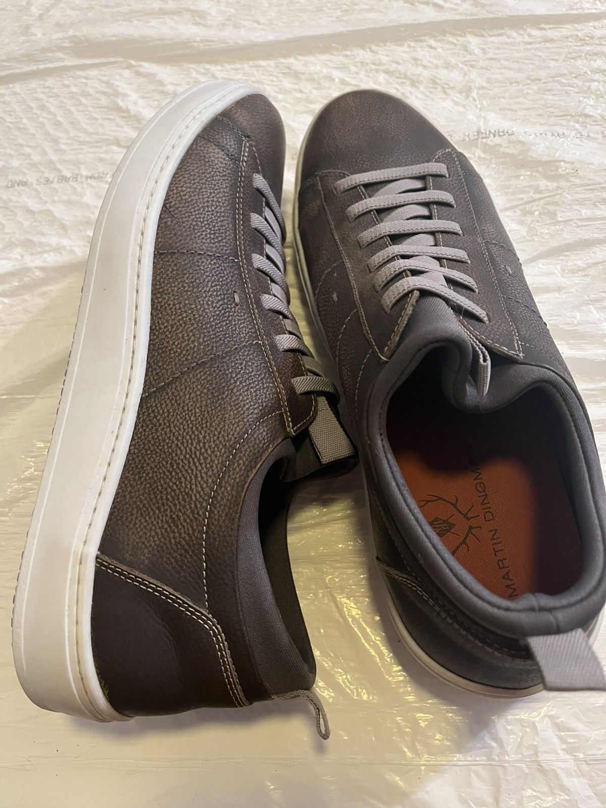 Martin Dingman Martin Dingman Cameron Pebble Grain Sneakers. Size US 11.5 / EU 44-45 - 5 Thumbnail