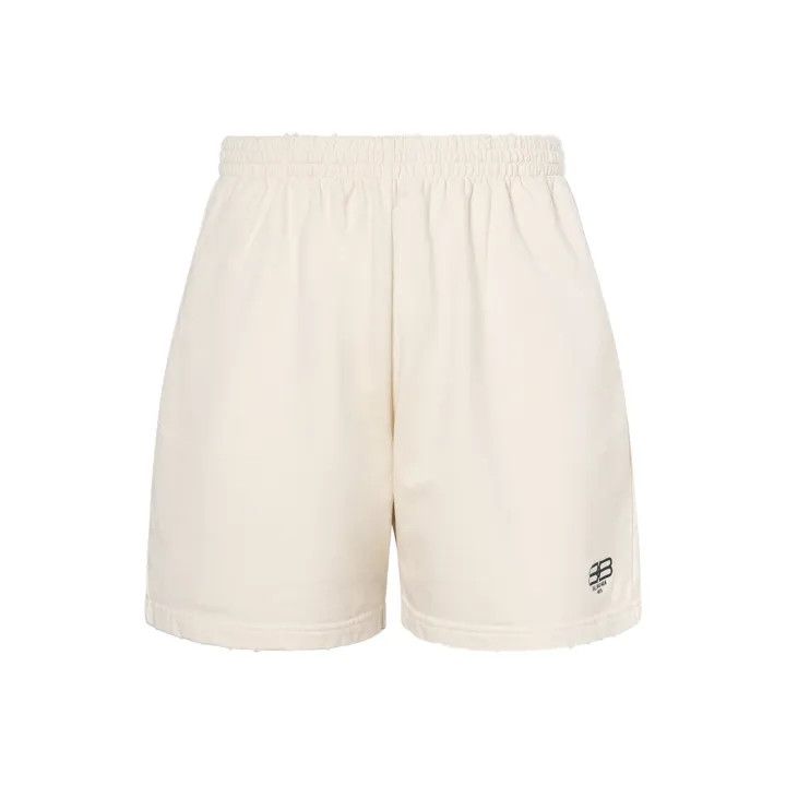 Balenciaga Balenciaga Logo Print Elastic Waist Casual Shorts Size US 26 / EU 42 - 1 Thumbnail