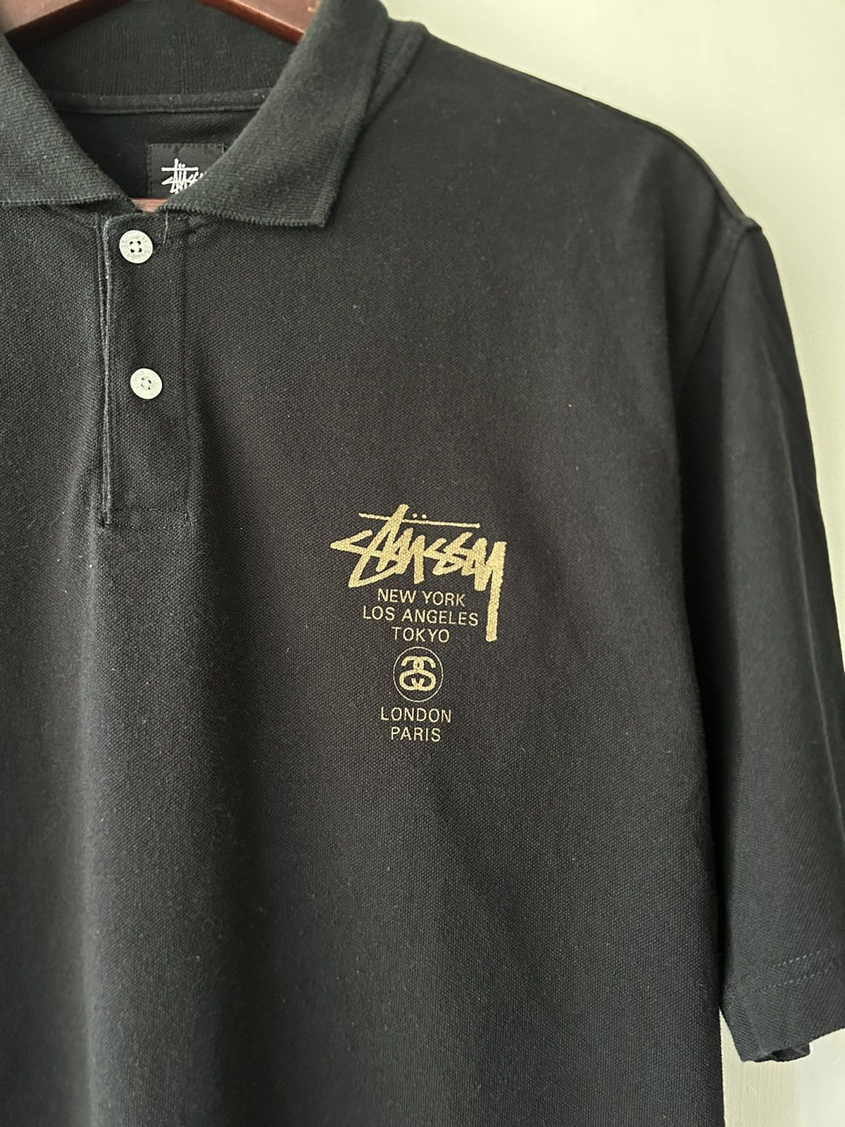 Stussy Stussy World Tour Polos Size US L / EU 52-54 / 3 - 3 Thumbnail