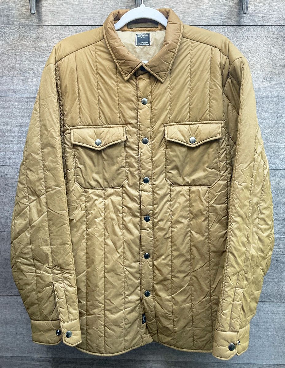 Todd Snyder Todd Snyder Quilted Nylon Shirt Jacket Size US XL / EU 56 / 4 - 1 Thumbnail