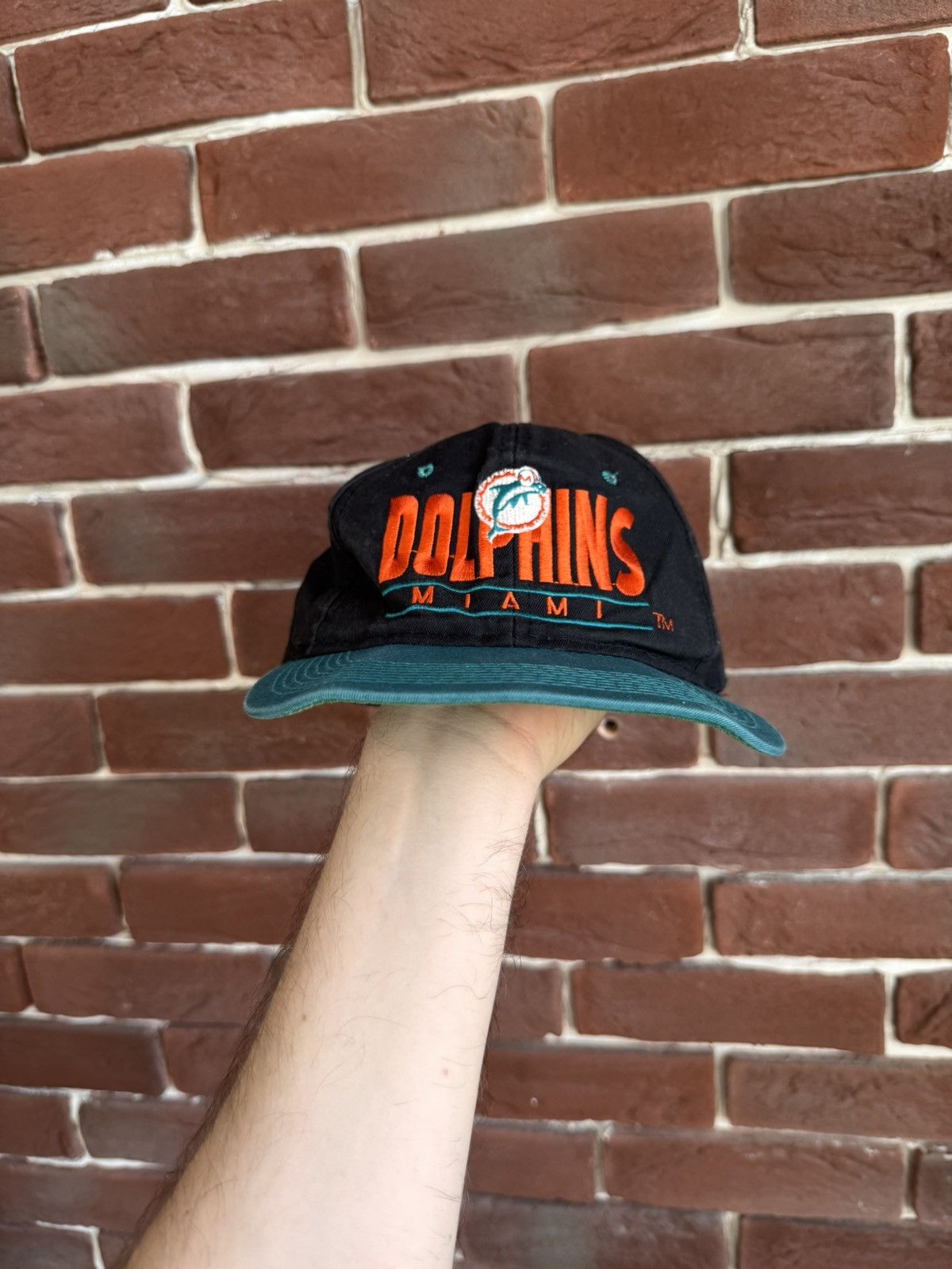 Drew Pearson Vintage Hat Miami Dolphins NFL Snapback Made In Korea 90s Size ONE SIZE - 3 Thumbnail