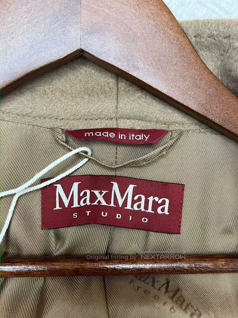 Max Mara Max Mara Brown Camel Hair Classic Coat Size XS / US 0-2 / IT 36-38 - 4 Thumbnail