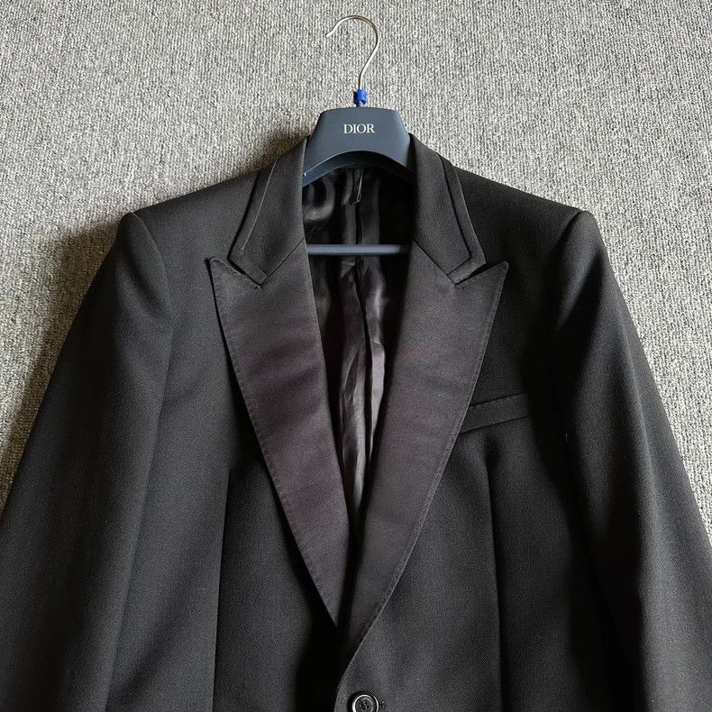 Dior Dior Satin sword collar Daming line silk edge suit suit Size US M / EU 48-50 / 2 - 3 Thumbnail