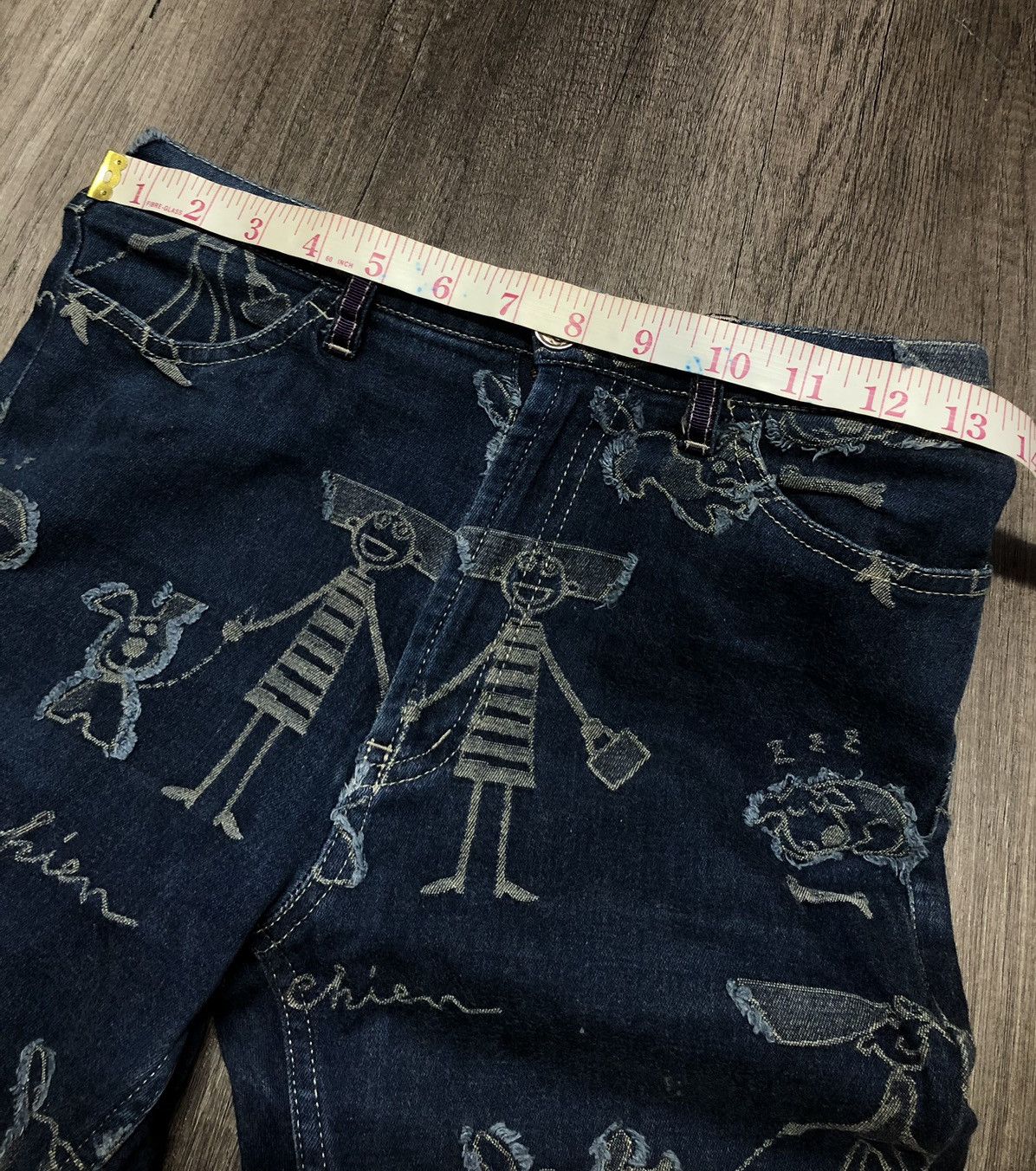 Japanese Brand VINTAGE OLLEBOREBLA STRETCH JEANS FULL PRINT Size 27" / US 4 / IT 40 - 20 Thumbnail