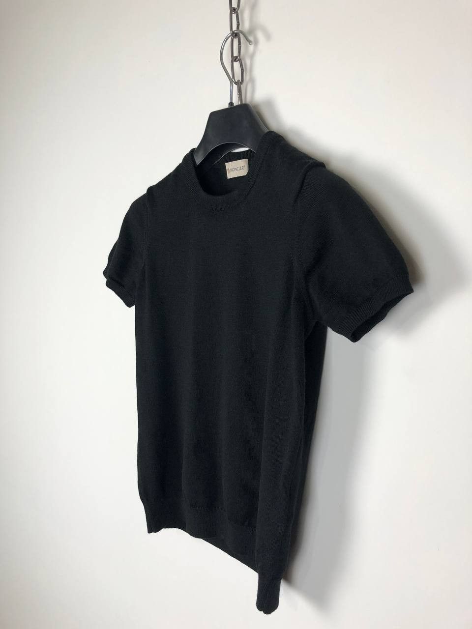 Moncler Moncler Wool Pullover Sweater Short Sleeve Black size S Size S / US 4 / IT 40 - 5 Thumbnail