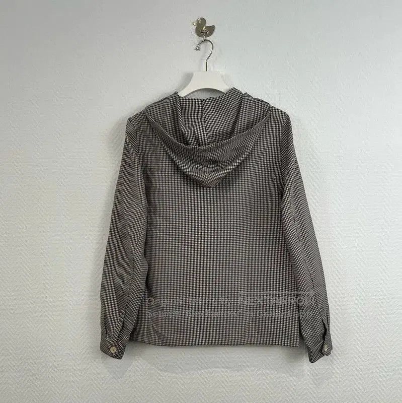 Fendi Fendi Men's Gray Polyester Hooded Jacket . Size US M / EU 48-50 / 2 - 2 Thumbnail