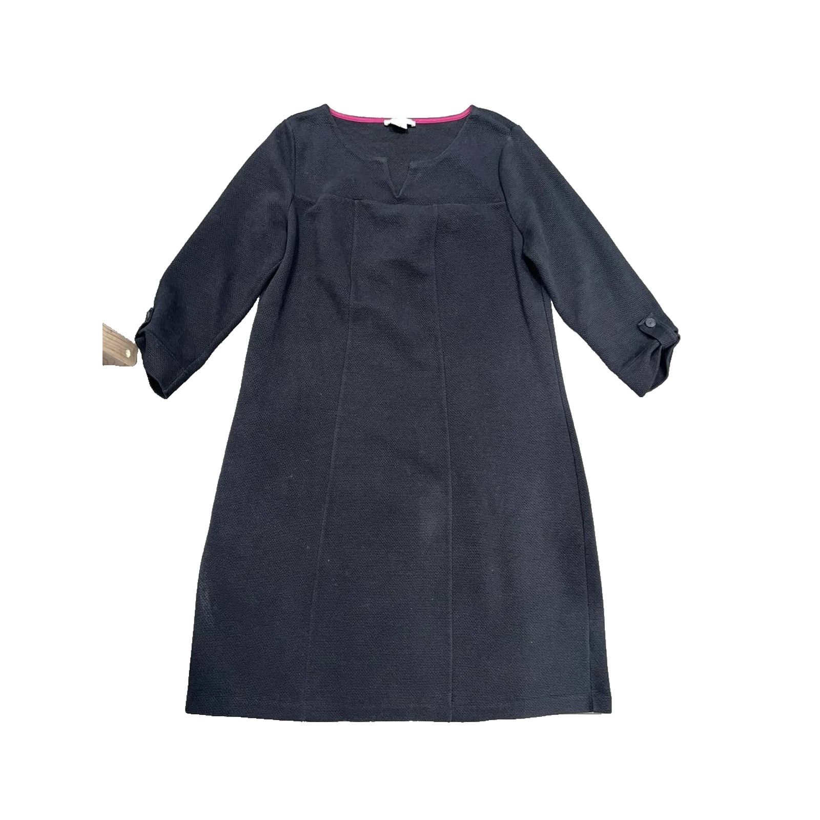 Boden Boden Women Colette Ottoman Shift Dress Black 16 L A003244 Size XXL / US 16-18 / IT 52-54 - 4 Thumbnail