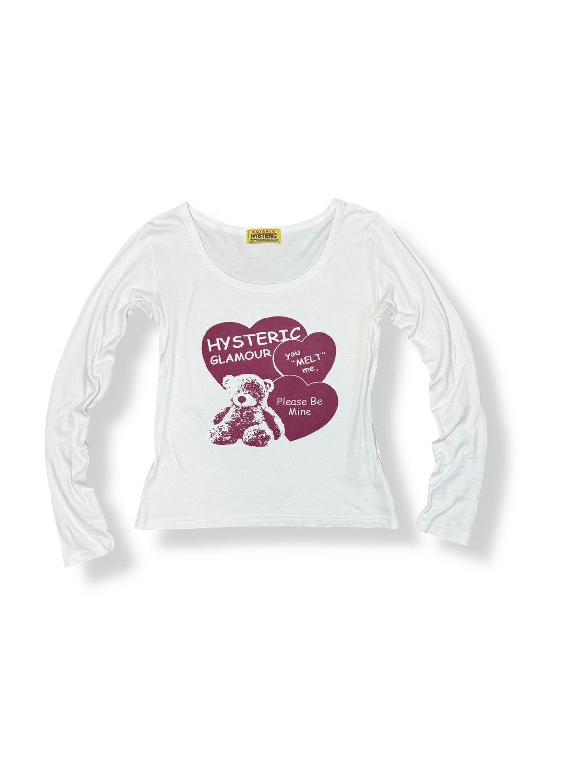Hysteric Glamour Hysteric Glamour “You Melt Me” Teddy Bear White Long Sleeve Size ONE SIZE - 1 Thumbnail