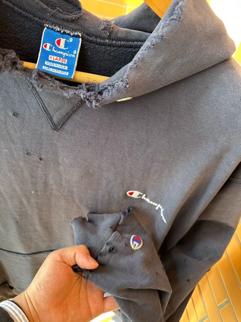 Vintage Hoodie 90s Russell 2505-Nextarrow Size US XL / EU 56 / 4 - 4 Thumbnail
