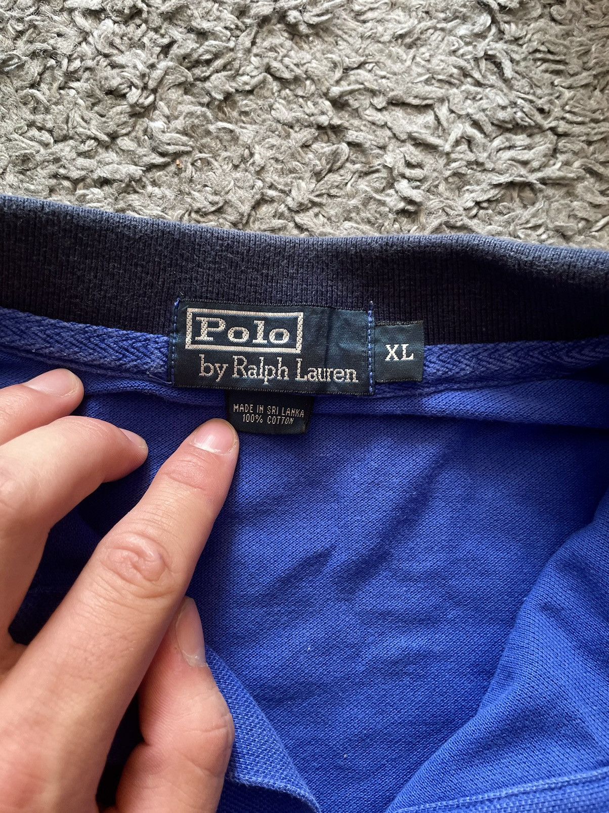 Polo Ralph Lauren × Vintage Polo Ralph Lauren T-Shirt Streetwear Big Logo Chief Keef Y2k Size US XL / EU 56 / 4 - 11 Thumbnail