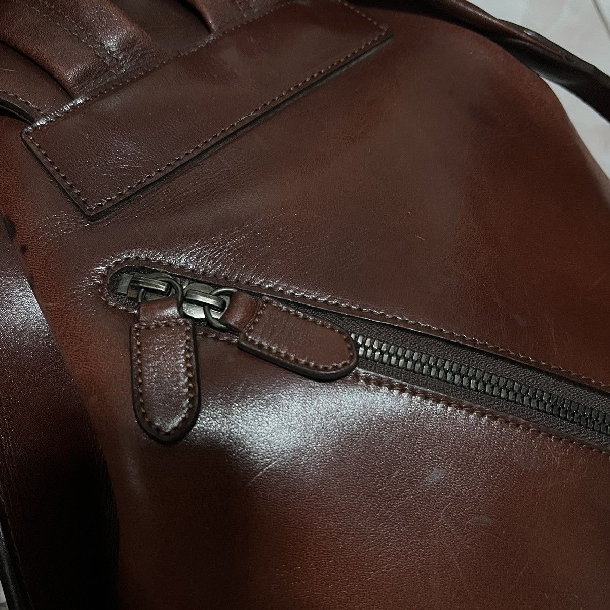 Issey Miyake Issey Miyake Studio Leather Drawstring Rucksack Backpack Size ONE SIZE - 15 Thumbnail