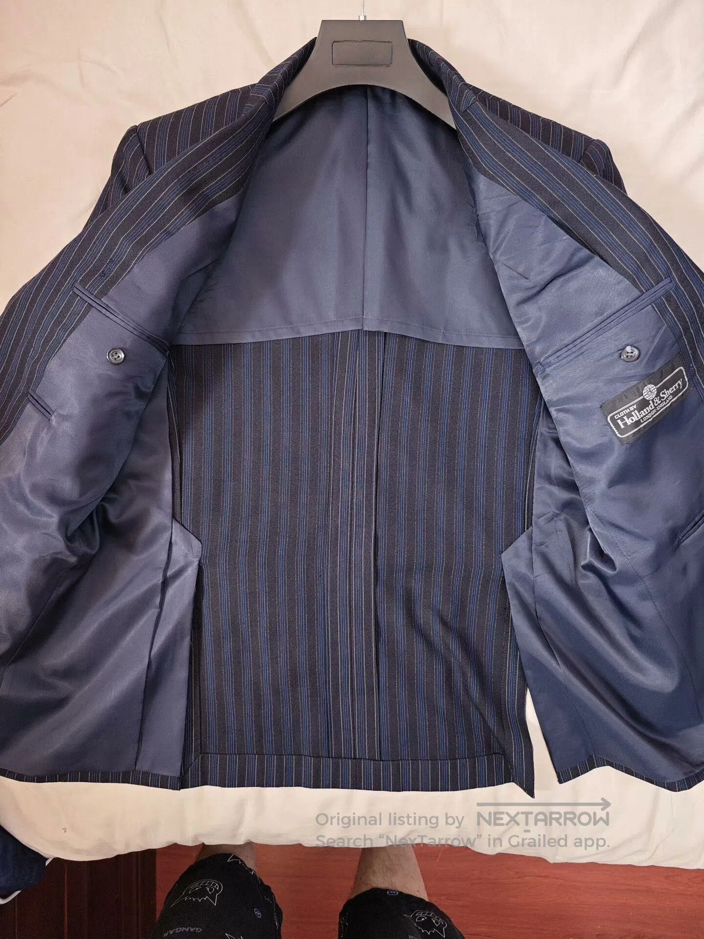 Holland & Sherry Custom Holland Sherry Wool Suit. Size US L / EU 52-54 / 3 - 6 Thumbnail