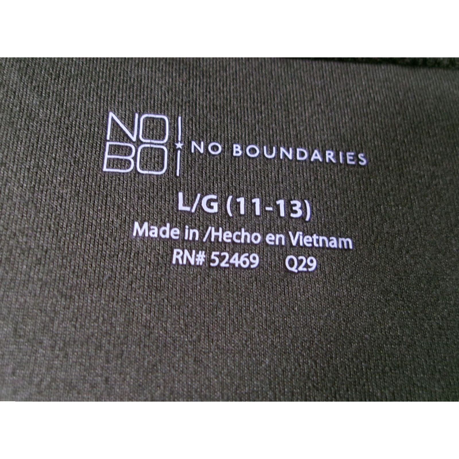 Vintage No Boundaries Top Women Olive V Neck Long Sleeve Stretch Polyester Casual L Green Knit Blouse Size L / US 10 / IT 46 - 7 Thumbnail