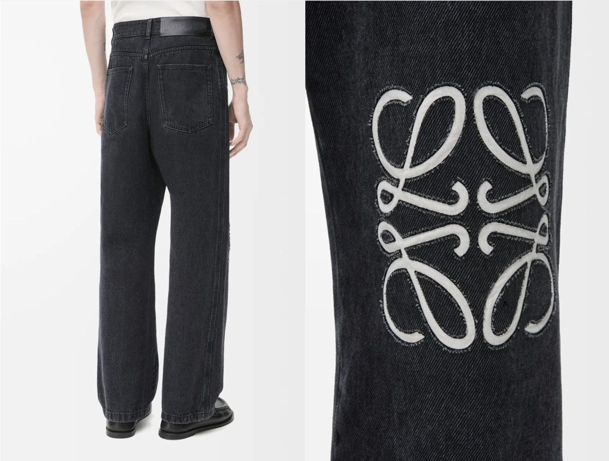 Loewe Loewe Anagram Baggy Denim Size US 30 / EU 46 - 2 Thumbnail