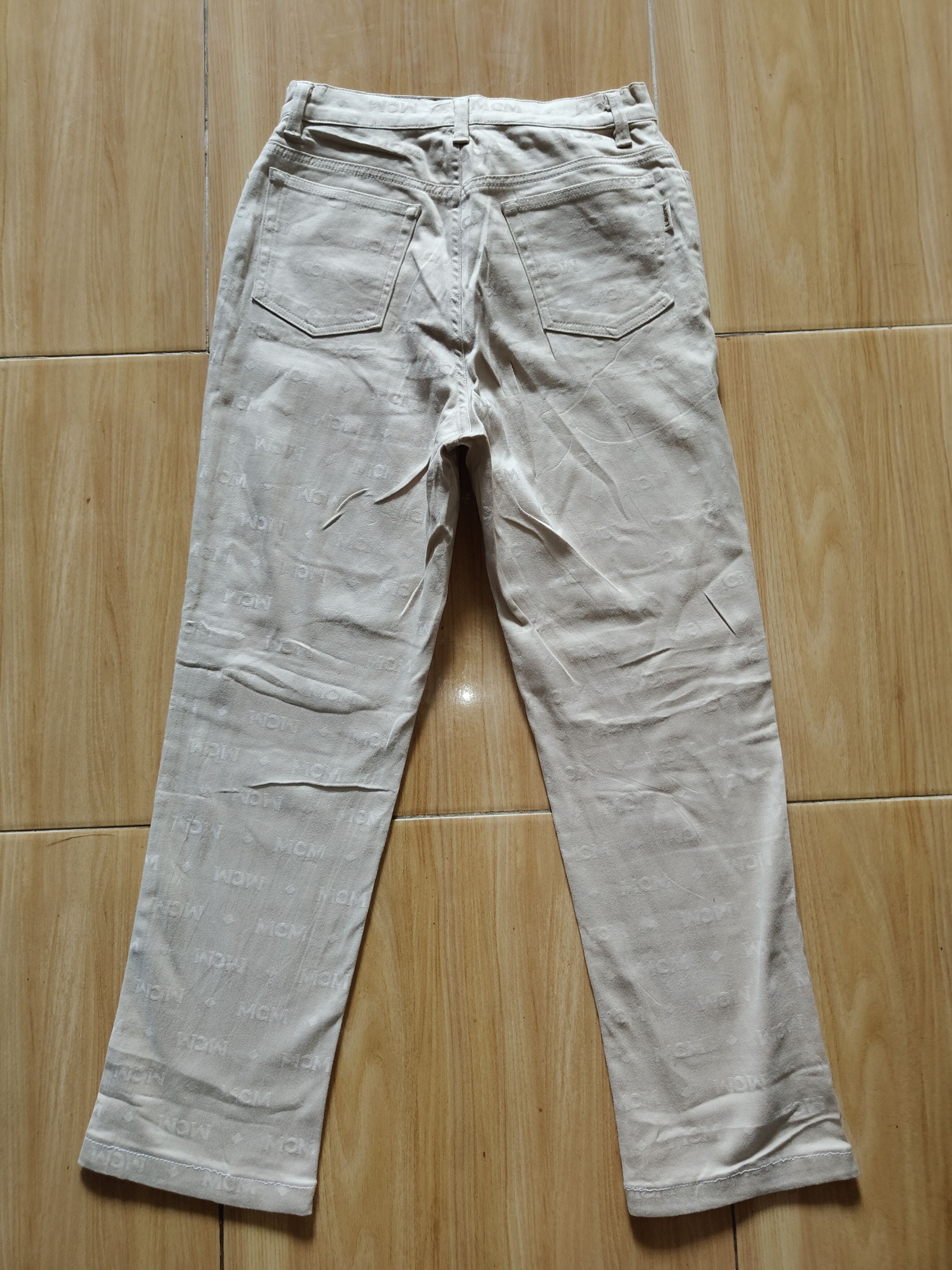 MCM MCM Vintage monogram Highwaist pants beige Size 26" / US 2 / IT 38 - 2 Thumbnail