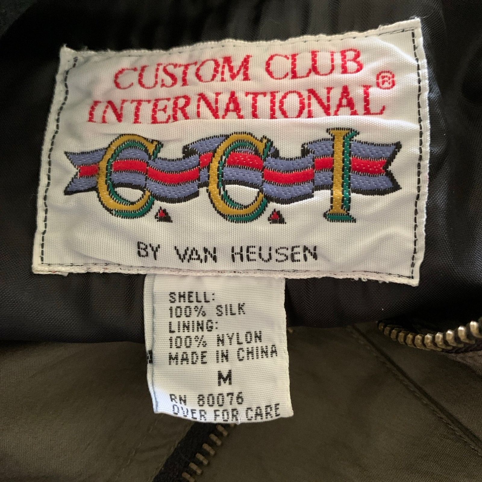 Van Heusen Vintage Custom club international Van Husen Bomber Jacket Size US M / EU 48-50 / 2 - 9 Thumbnail