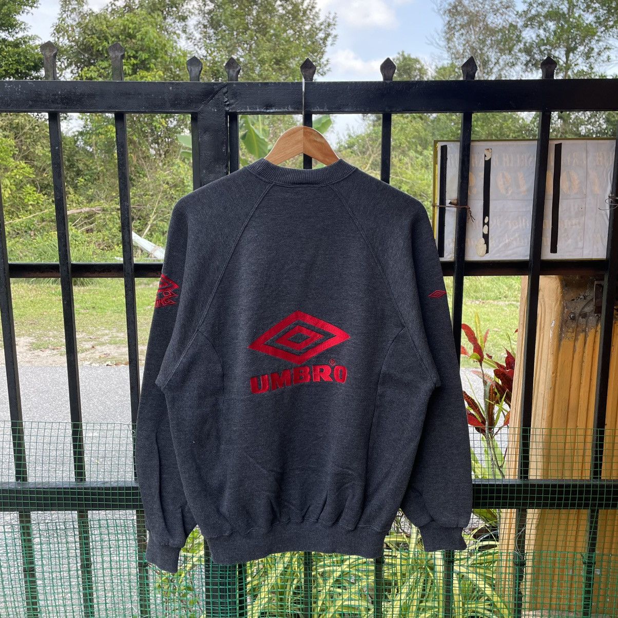 Umbro 🔥Vintage 90s Umbro Embroidered Big Logo Jumper Sweatshirts Size US S / EU 44-46 / 1 - 2 Thumbnail