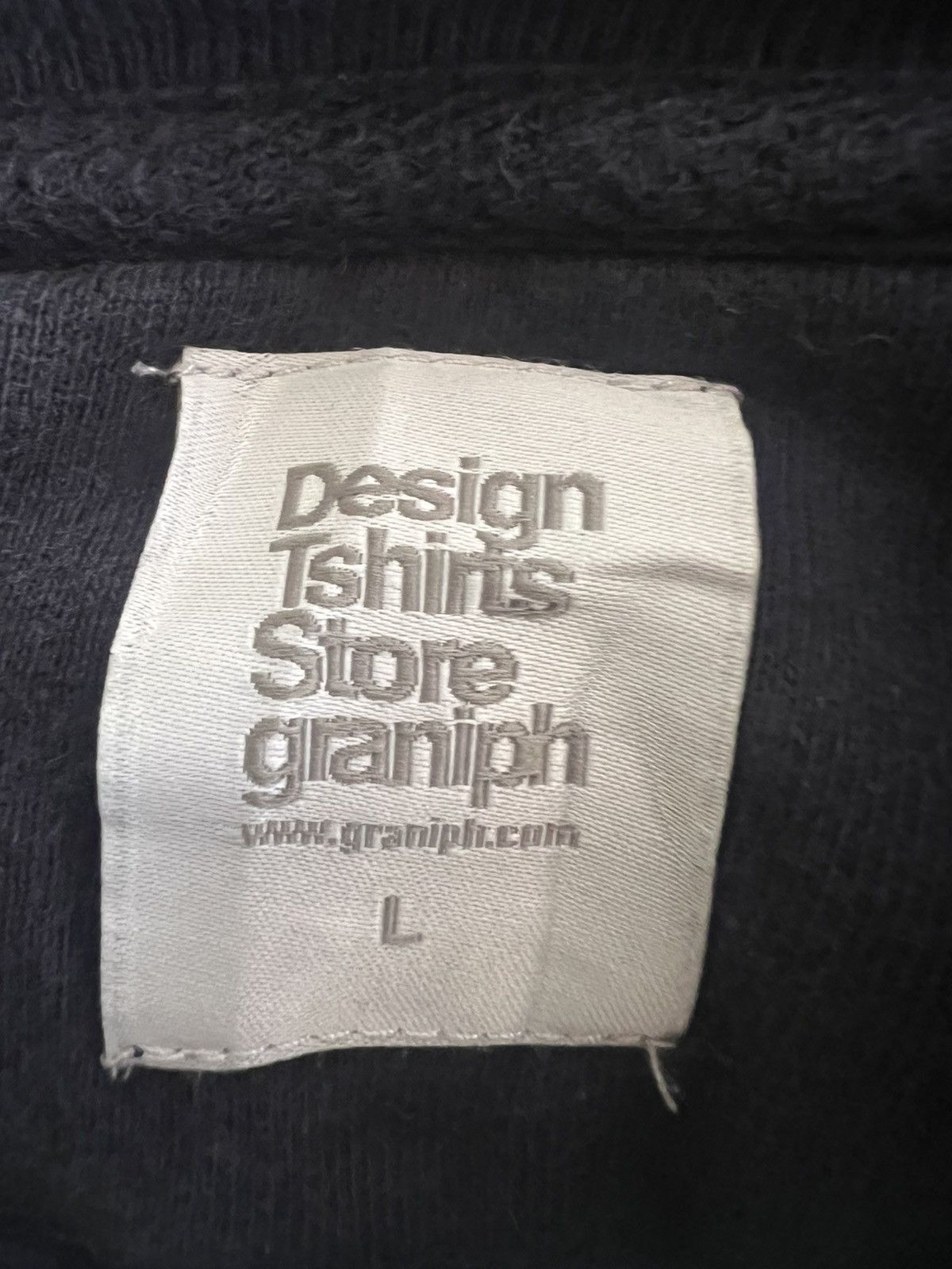 Japanese Brand Graniph Embroidered Pullover Hoodie –Over Red People Graphic Size US L / EU 52-54 / 3 - 7 Thumbnail