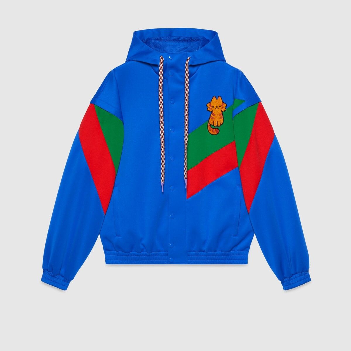 Gucci o1s1wg110125 Neoprene Zip Jacket in Multicolor Size US M / EU 48-50 / 2 - 1 Thumbnail