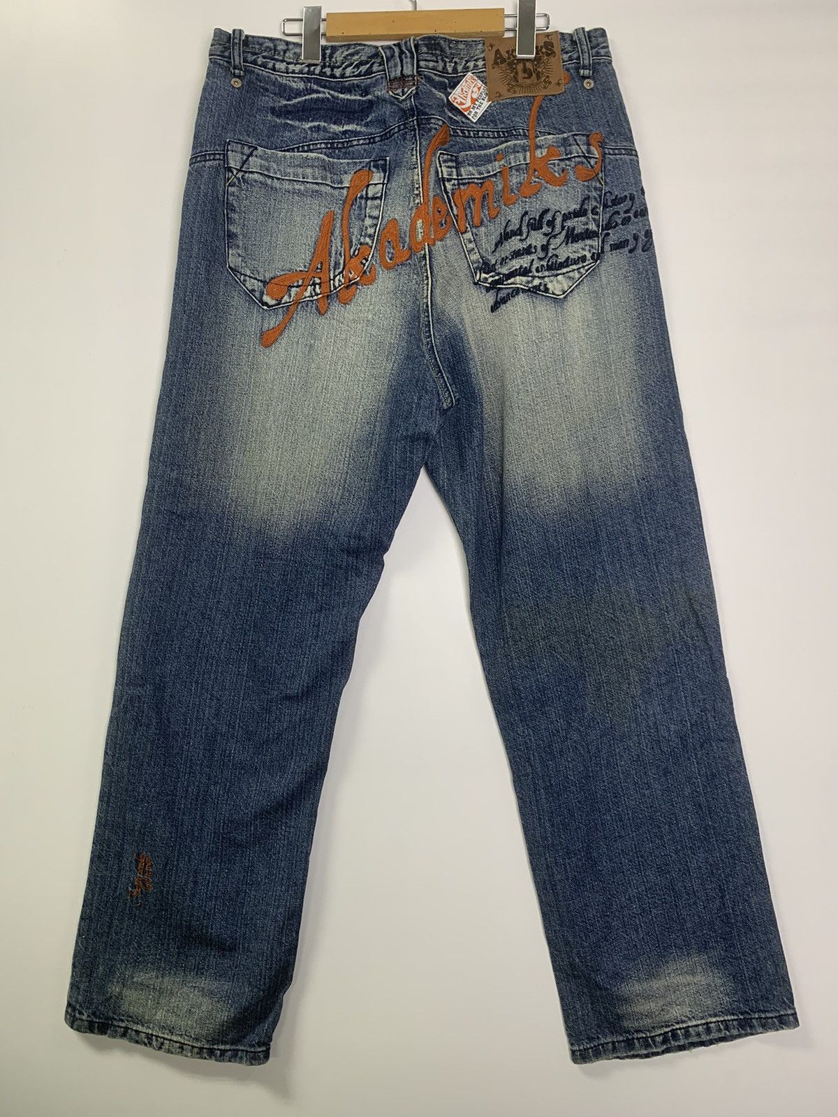 Akademiks × Vintage Vintage Akademiks distress jeans Size US 36 / EU 52 - 8 Thumbnail
