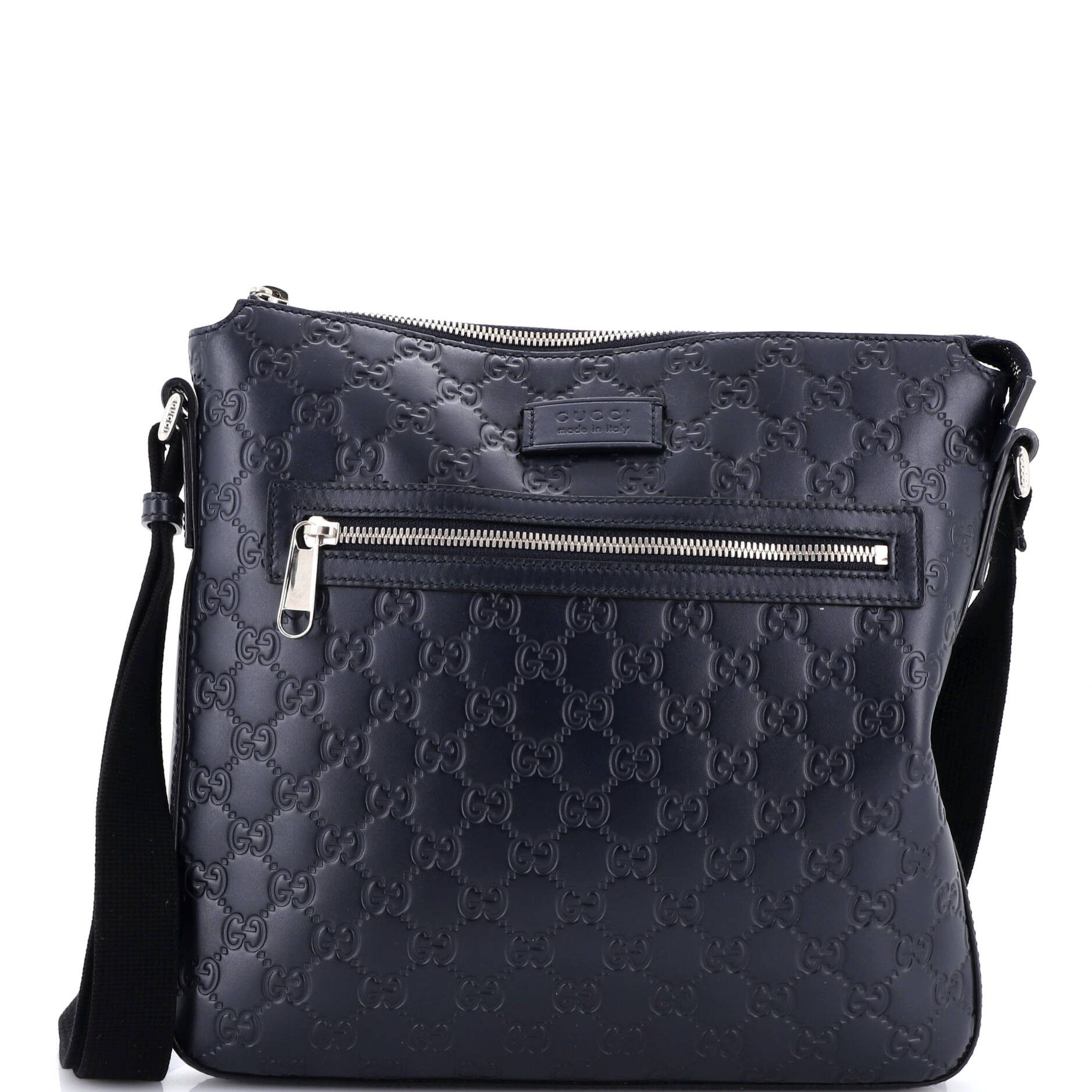 Gucci Signature Zip Messenger Bag Size ONE SIZE - 1 Thumbnail
