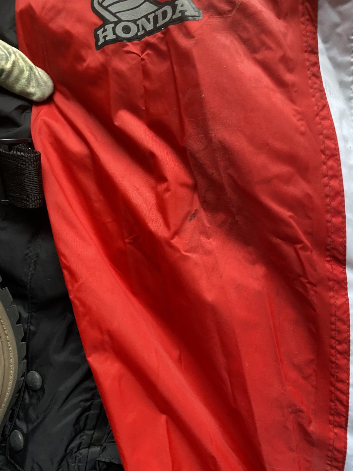 Honda Large Vintage Black, Red, and White Honda Sports Jacket Size US L / EU 52-54 / 3 - 5 Thumbnail