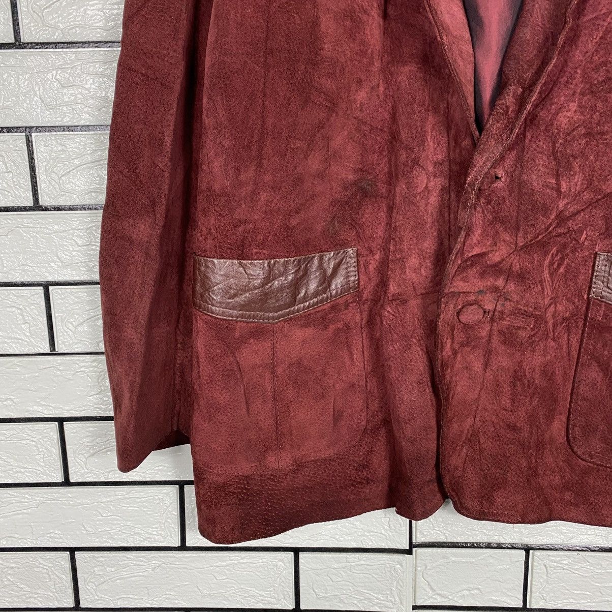 Japanese Brand 📌Vintage Genuine Leather Jacket Poyeyeleather Issey Miyake Size US XL / EU 56 / 4 - 5 Thumbnail