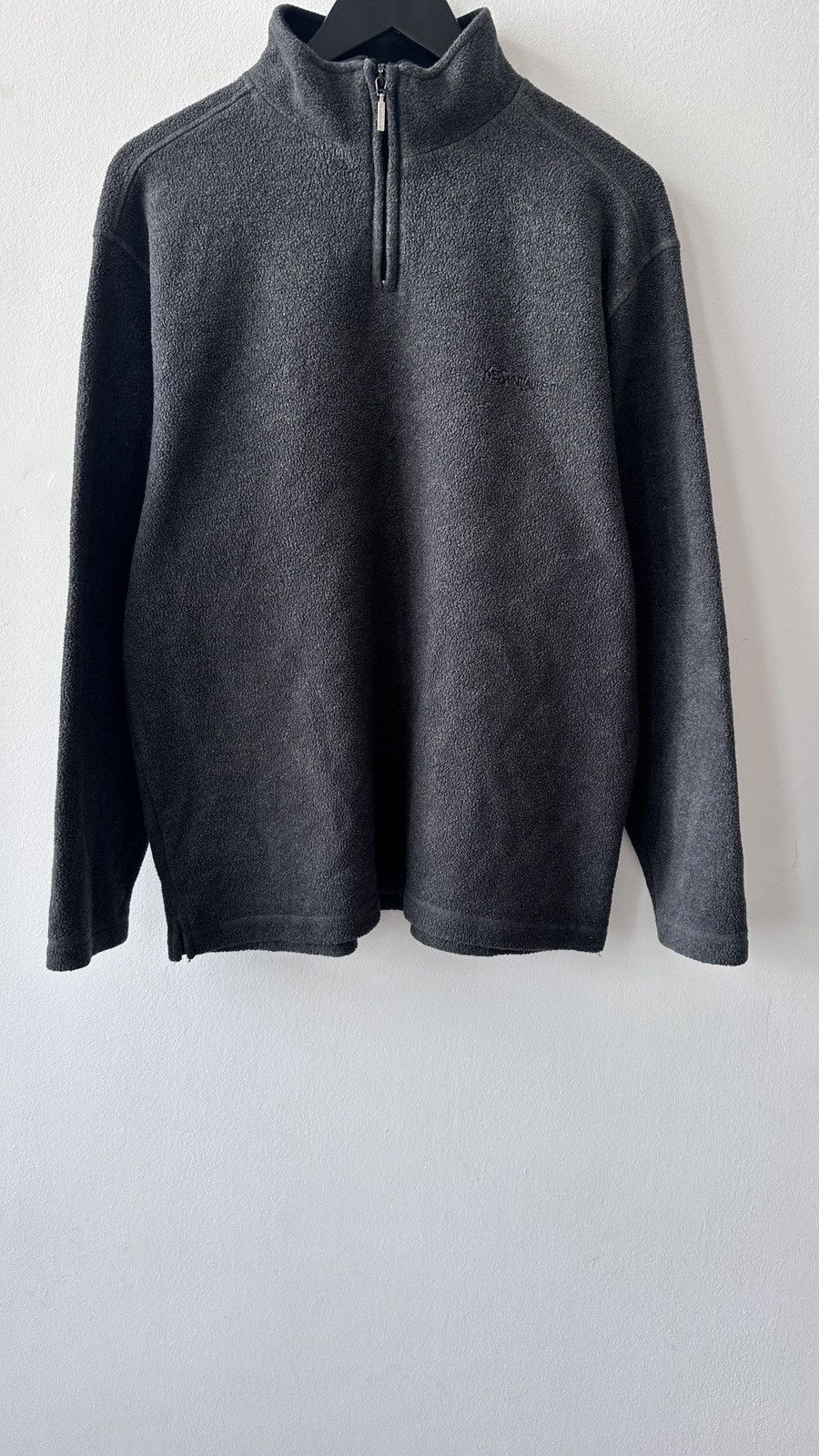 Yves Saint Laurent Yves Saint Laurent YSL Pour Homme 1/4 Zip Fleece Pullover Size US XL / EU 56 / 4 - 5 Thumbnail